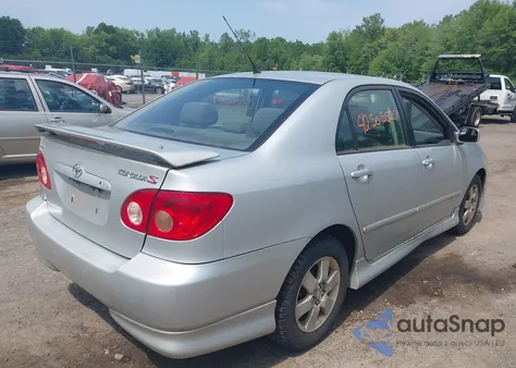 2005 Toyota Corolla S из США, поврежденный, VIN 2T1BR32E75C469978